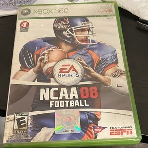 EA Sports NCAA 08 Football for Xbox 360 - Blue and Orange